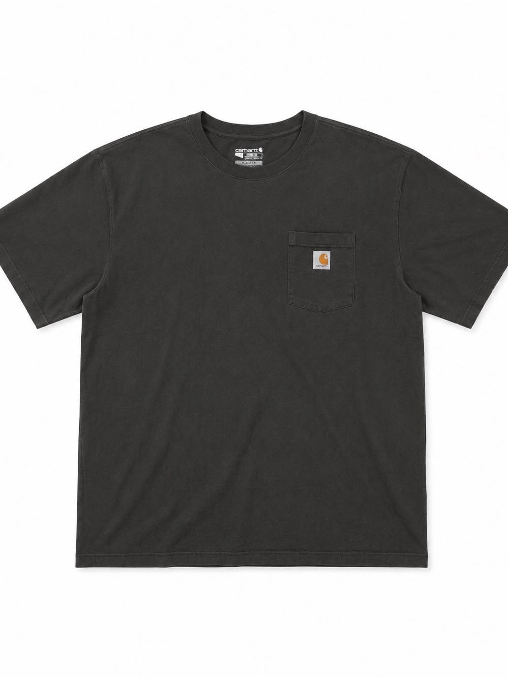 •Vintage• Carhartt Short-Sleeve Pocket Tee in Charcoal -XL-